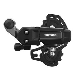 Переключатель велосипедный Shimano Tourney TY200, задний, 6/7скоростей,  на болт, SS, черный,  ERDTY200SSLD, изображение  - НаВелосипеде.рф