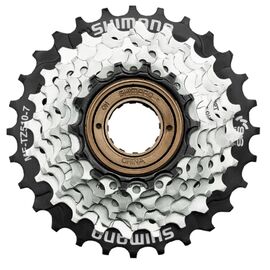 Трещотка велосипедная SHIMANO TZ510, 7 скоростей, 14-28 Т, индивидуальная упаковка, EMFTZ5107428, изображение  - НаВелосипеде.рф