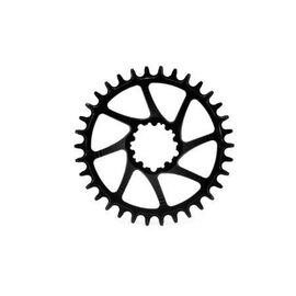 Звезда передняя велосипедная Garbaruk, для SRAM GXP, Round (BOOST), 34T, Black, 5907441528917, изображение  - НаВелосипеде.рф