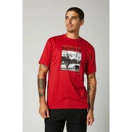 Футболка велосипедная Fox Decrypted SS Tee, короткий рукав, Chili, 2021, 27000-555-L, Вариант УТ-00265612: Размер: L, изображение  - НаВелосипеде.рф