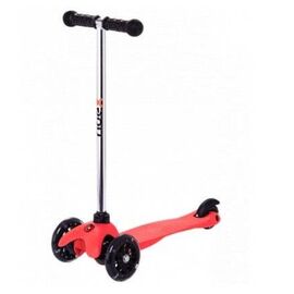 Самокат RIDEX 3D Zippy 2.0, детский, трехколесный, 120/80 мм, красный, SX14404, изображение  - НаВелосипеде.рф