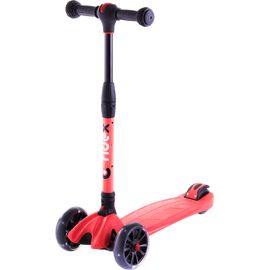 Самокат RIDEX 3D Stark 1/6, детский, трехколесный, складной, 135/90 мм, красный, SX11546, изображение  - НаВелосипеде.рф