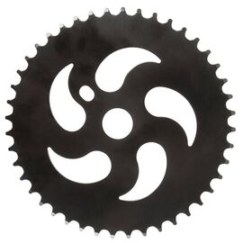 Система/звезда для велосипеда BMX сталь 44зуб. 1/2х1/8" черная 5-359395, изображение  - НаВелосипеде.рф
