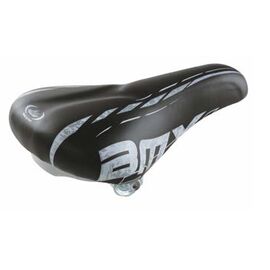Седло велосипедное MONTE GRAPPA BMX 20, унисекс, с пружинами, для BMX, черный, изображение  - НаВелосипеде.рф