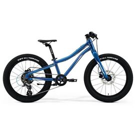 Детский велосипед Merida Matts J20+ 20" 2021, Вариант УТ-00264833: Рама: One Size (Рост: 118-135 см), Цвет: Blue/DarkBlue/White, изображение  - НаВелосипеде.рф