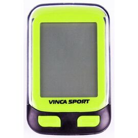 Велокомпьютер Vinca Sport V-3500, проводной, 12 функций, индивидуальная упаковка, желтый/черный, V-3500 lime/black, изображение  - НаВелосипеде.рф