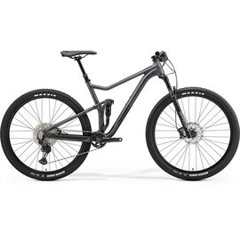 Двухподвесный велосипед Merida One-Twenty RC XT-Edition 29" 2021, Вариант УТ-00266849: Рама: L(19") (Рост: 177-185 см), Цвет: SilkAnthracite/Black, изображение  - НаВелосипеде.рф