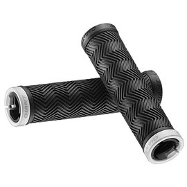Грипсы велосипедные Giant SOLE-O MTB Grips, кратон, черный/серый, 410958, изображение  - НаВелосипеде.рф