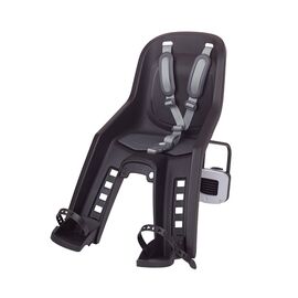 Детское велокресло Polisport Bubbly mini plus ff, переднее, BLACK/DARK GREY, PLS8406900021, изображение  - НаВелосипеде.рф