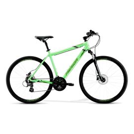 Гибридный велосипед Merida Crossway 10-D 28" 2021, Вариант УТ-00267197: Рама: L(55cm) (Рост: 179-184 см), Цвет: Blue/White/Gray, изображение  - НаВелосипеде.рф