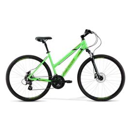 Женский велосипед Merida Crossway 10-D Lady 28" 2021, Вариант УТ-00267201: Рама: L(54cm) (Рост: 179-184 см), Цвет:Green/Black/Green, изображение  - НаВелосипеде.рф