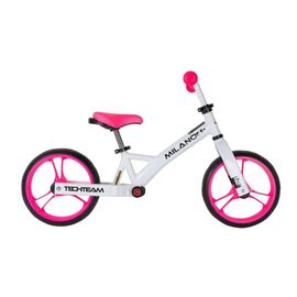 Беговел TechTeam Milano 4, детский, колеса EVA, 12", 2021, розовый, TT002010, изображение  - НаВелосипеде.рф