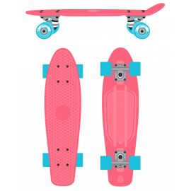 Круизер RIDEX Fluffy 22"x6", пластик, ABEC-7 Carbon, розовый, SX18603, изображение  - НаВелосипеде.рф