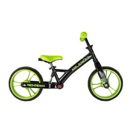Беговел TechTeam Milano 4, детский, колеса EVA, 12", 2021, зеленый, TT002009, изображение  - НаВелосипеде.рф