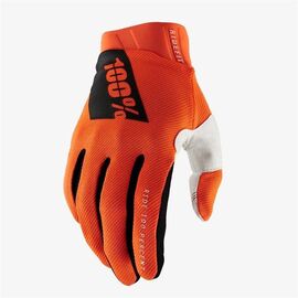 Велоперчатки 100% Ridefit Glove, Fluo Orange, 2021, 10014-006-12, Вариант УТ-00267857: Размер: L, изображение  - НаВелосипеде.рф