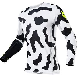 Велоджерси Fox Flexair Psycosis Jersey, Black/White, 25750-018-L, Вариант УТ-00267867: Размер:L, изображение  - НаВелосипеде.рф