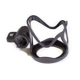 Флягодержатель велосипедный TRIX, пластик, на руль, черный, CSC-032S-BLACK, изображение  - НаВелосипеде.рф