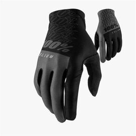 Велоперчатки 100% Celium Glove, Black/Grey, 2021, 10005-057-12, Вариант УТ-00267890: Размер: L, изображение  - НаВелосипеде.рф