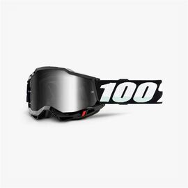 Веломаска 100% Accuri 2 Goggle Black / Mirror Silver Lens, 50221-252-01, изображение  - НаВелосипеде.рф