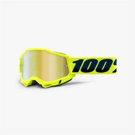 Веломаска 100% Accuri 2 Goggle Yellow / Mirror Gold Lens, 50221-259-04, изображение  - НаВелосипеде.рф