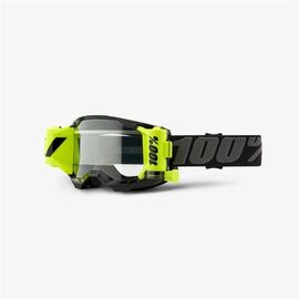Веломаска 100% Strata 2 Forecast Goggle Black / Clear Lens, 50421-901-01, изображение  - НаВелосипеде.рф