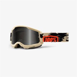 Веломаска 100% Strata 2 Sand Goggle Kombat / Smoke Lens, 50422-102-10, изображение  - НаВелосипеде.рф