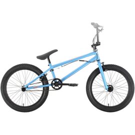 Велосипед BMX Stark Madness BMX 2 20" 2021, Вариант УТ-00268720: Рама: one size (Рост: 150-180 см), Цвет: синий/оранжевый, изображение  - НаВелосипеде.рф