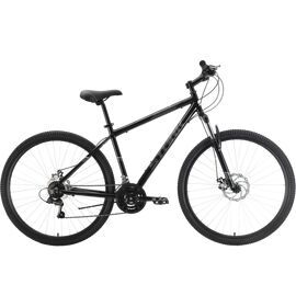 Горный велосипед Stark Outpost 29.1 D 29" 2021, Вариант УТ-00268725: Рама: 18" (Рост: 165-178 см), Цвет: черный/серый, изображение  - НаВелосипеде.рф