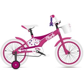 Детский велосипед Stark'21 Tanuki 14 Girl 14" 2021, Вариант УТ-00269221: Возраст: 3-4 года (Рост: 85-100 см), Цвет: белый/розовый, изображение  - НаВелосипеде.рф