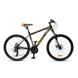 Горный велосипед Horst GENESIS 26" 2021, Вариант УТ-00221195: Рама: 15" (Рост: 150-160см), Цвет: черный/оранжевый/серый, изображение  - НаВелосипеде.рф