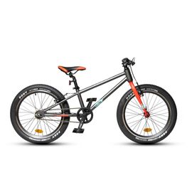 Детский велосипед Horst ONE 20" 2021, Вариант УТ-00221220: Возраст: 6-9 лет (Рост: 115-135см), Цвет: черный/красный, изображение  - НаВелосипеде.рф