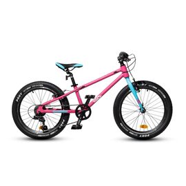 Детский велосипед Horst SIX 20" 2021, Вариант УТ-00221222: Возраст: 6-9 лет (Рост: 115-135см), Цвет: розовый/бирюза, изображение  - НаВелосипеде.рф