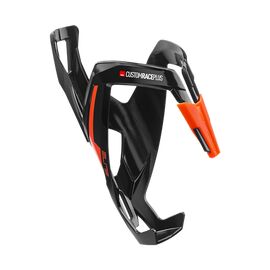 Флягодержатель велосипедный ELITE Custom Race Plus, FRP, черный/оранжевый рисунок, EL0140647, изображение  - НаВелосипеде.рф