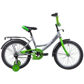Детский велосипед Novatrack Vector 18" 2019, Вариант УТ-00271175: Возраст: 6-7 лет (Рост: до125 см), Цвет: Зеленый , изображение  - НаВелосипеде.рф