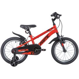 Детский велосипед Novatrack Prime v-brake 16" 2020, Вариант УТ-00271196: Возраст: 4-6 лет (Рост: до 115 см), Цвет: Красный, изображение  - НаВелосипеде.рф