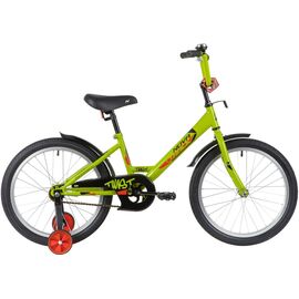 Детский велосипед Novatrack Twist 20" 2020, Вариант УТ-00271580: Возраст: 7-9 лет (Рост: до 130 см), Цвет: зелёный, изображение  - НаВелосипеде.рф