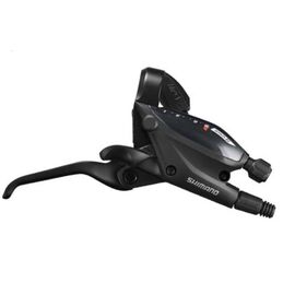 Шифтер/Ручка тормозная велосипедная SHIMANO ALTUS ST-EF505, правый, гидравлическая/манетка, 8 скоростей, черный, ZSM2174, изображение  - НаВелосипеде.рф