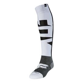 Носки велосипедные Fox Coolmax Oktiv Thick Sock, Black/White, 2021, 25897-018-L, Вариант УТ-00270835: Размер: L, изображение  - НаВелосипеде.рф