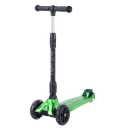 Самокат TechTeam Tiger plus, детский, трехколесный, зеленый, 2021, TT002050, изображение  - НаВелосипеде.рф