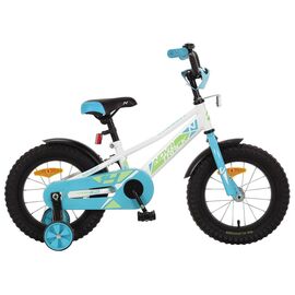 Детский велосипед Novatrack Valiant 14" 2019, Вариант УТ-00271180: Возраст: 3-5 лет (Рост: до 110 см), Цвет: Белый , изображение  - НаВелосипеде.рф