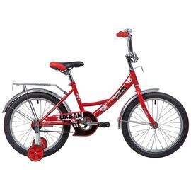 Детский велосипед Novatrack Urban 18" 2019, Вариант УТ-00271182: Возраст: 6-7 лет (Рост: до 125 см), Цвет: Белый, изображение  - НаВелосипеде.рф