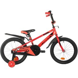 Детский велосипед Novatrack Extreme 18" 2021, Вариант УТ-00271566: Возраст: 6-7 лет (до 125 см), Цвет: Зеленый , изображение  - НаВелосипеде.рф