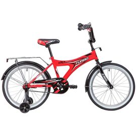 Детский велосипед Novatrack Turbo 20" 2019, 207TURBO.RD9, Вариант УТ-00271581: Возраст: 7-9 лет (Рост: до 130 см), Цвет: Белый , изображение  - НаВелосипеде.рф
