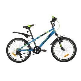 Подростковый велосипед Novatrack Extreme 20" 2021, Вариант УТ-00271596: Возраст: 7-9 лет (Рост: до 130 см), Цвет: Зеленый, изображение  - НаВелосипеде.рф