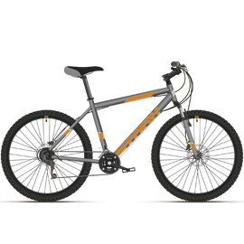 Горный велосипед Stark Respect 29.1 D Microshift 29" 2021, Вариант УТ-00271659: Рама: 18" (Рост: 165-178 см), Цвет: серый/оранжевый, изображение  - НаВелосипеде.рф