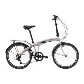 Складной велосипед Stark Jam 24.2 V 24" 2021, Вариант УТ-00271666: Рама: one size (Рост: 150-180 см), Цвет: серебристый/коричневый, изображение  - НаВелосипеде.рф
