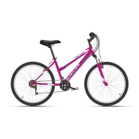Подростковый велосипед Black One Ice Girl 24" 2021, Вариант УТ-00271669: Рама: One size (Рост: 130-150 см), Цвет: розовый/белый/фиолетовый, изображение  - НаВелосипеде.рф