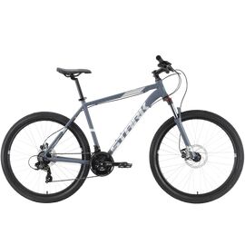Горный велосипед Stark Hunter 27.2 HD 27.5" 2021, Вариант УТ-00271675: Рама: 20" (Рост: 178-185 см), Цвет: серый/серый, изображение  - НаВелосипеде.рф