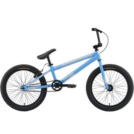 Велосипед ВМХ Stark Madness BMX Race 20" 2021, Вариант УТ-00271681: Рама: one size (Рост: 150-180 см), Цвет: синий/белый, изображение  - НаВелосипеде.рф