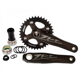 Система шатунов велосипедная Shimano Zee, M645, 165мм, 36T с кареткой для 83мм EFCM645AA6X, изображение  - НаВелосипеде.рф